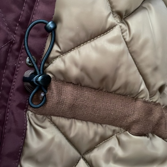 NEW | J.Crew Nordic Parka Burgundy Maroon Dark Wine Mens XS fits Women S AD603 - Picture 9 of 12